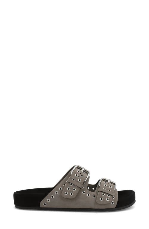Mia Brooklyn Slide Sandal In Gray