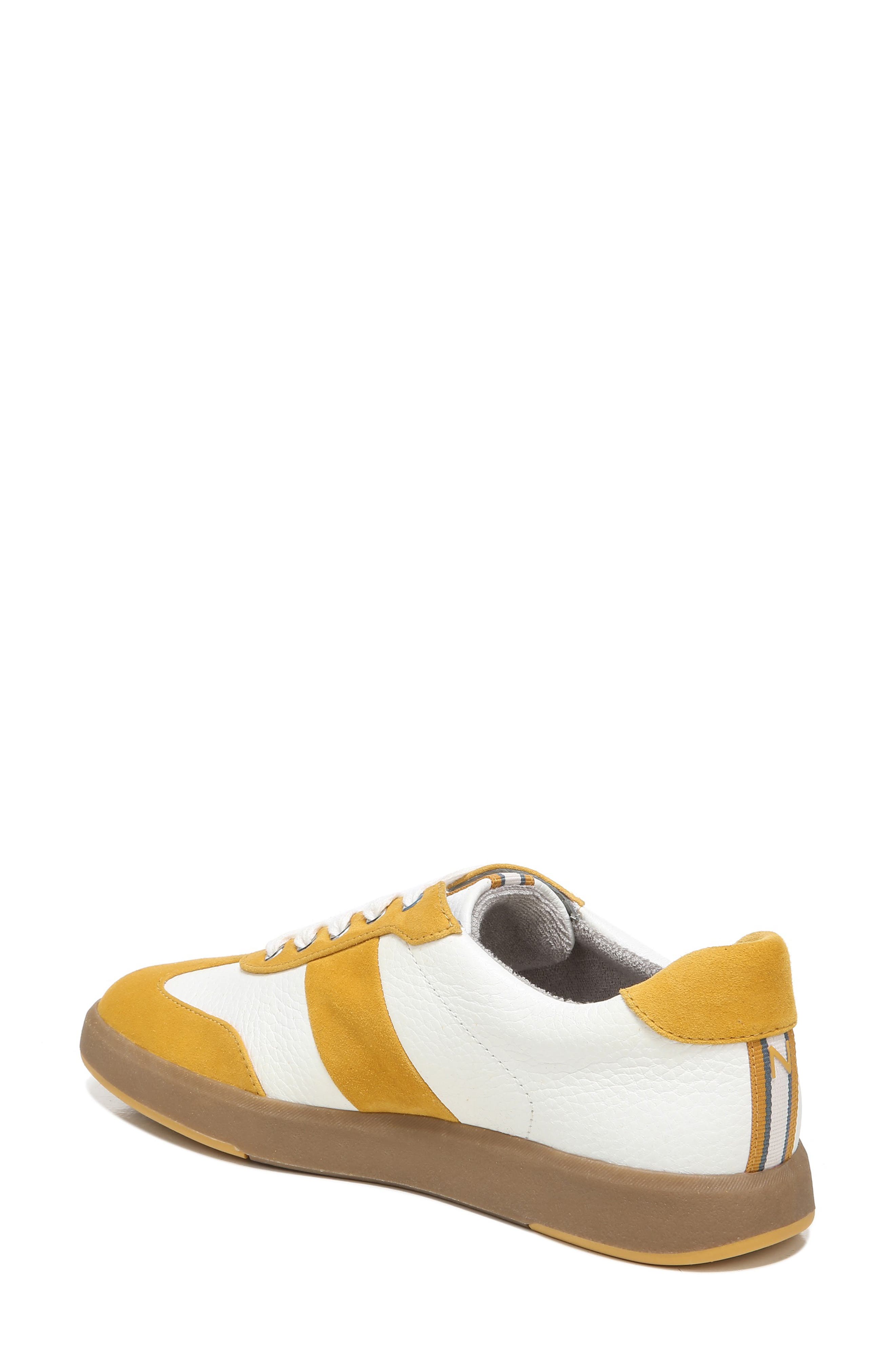 Evin Sneaker, Alternate, color, WHITE GOLDEN ROD