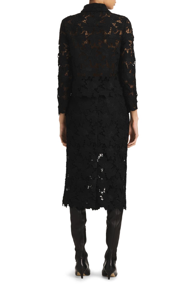 ST. JOHN Floral Guipure Lace Jacket, Alternate, color, 