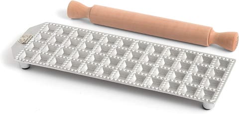 Ravioli Mold by , Made in Italy, Makes 48 Square Raviolis, 1-Inch