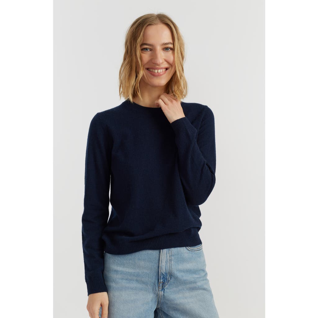 Chinti & Parker Air Cashmere Sweater in Navy at Nordstrom, Size Small