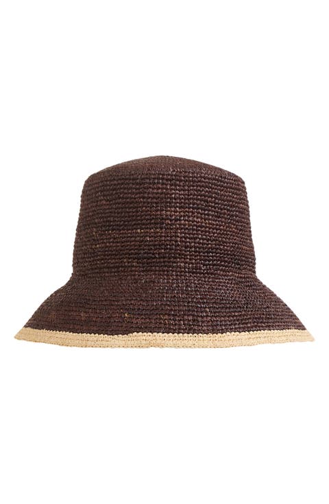 Straw Bucket Hat