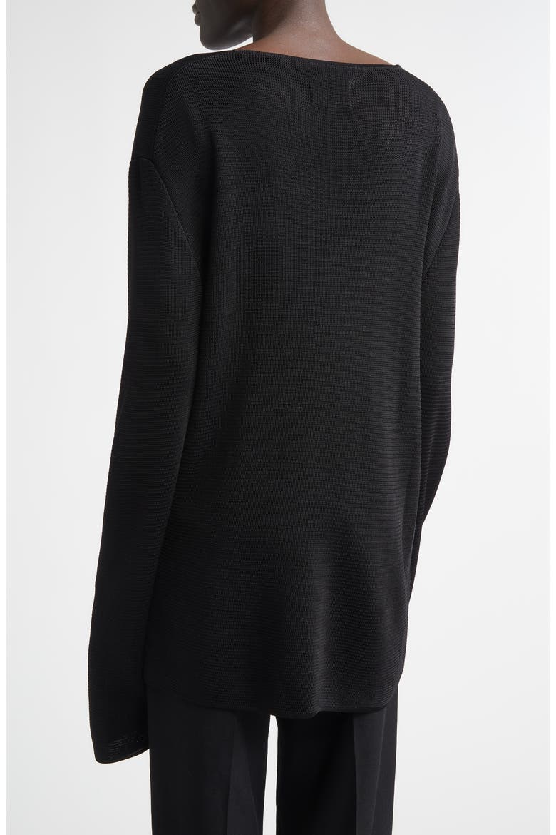 Saya V-Neck Sweater, Alternate, color, BLACK