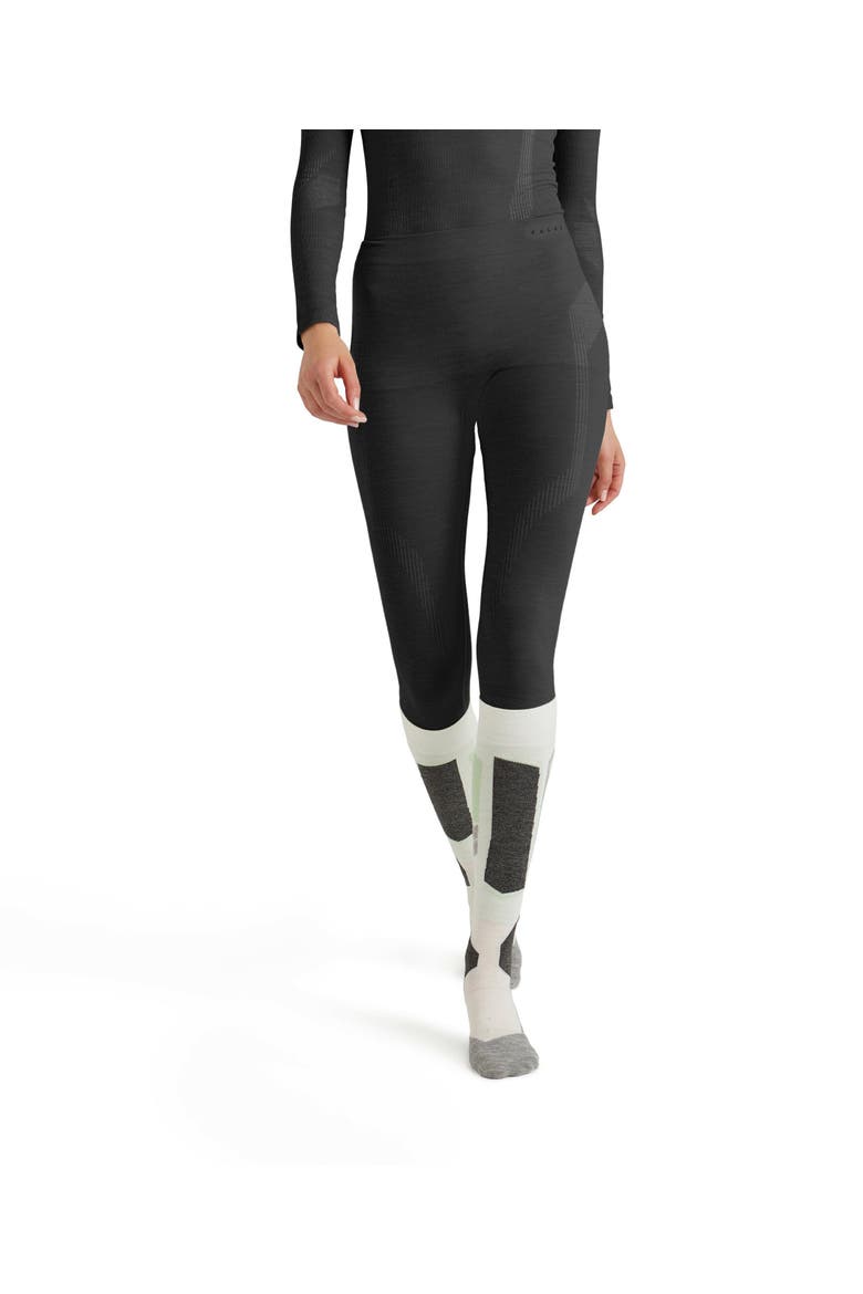 Wool Tech Long Base Layer Bottom, Main, color, Black