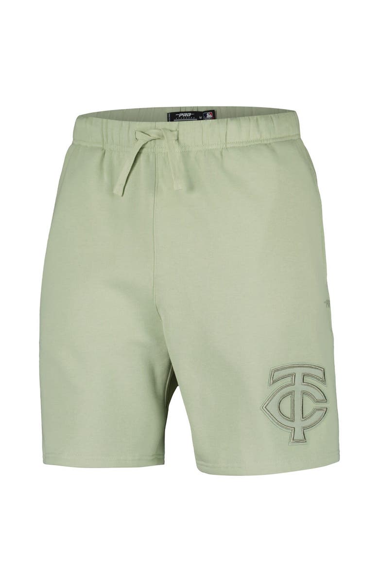 PRO STANDARD Men's Pro Standard Green Minnesota Twins Neutral Fleece Shorts, Alternate, color, Green