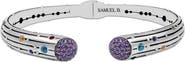 SAMUEL B. Multi Stone Scattered Bangle Bracelet