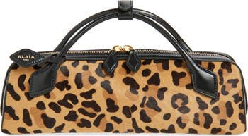 Alaïa Le Teckel Genuine Calf Hair East/West Clutch | Nordstrom
