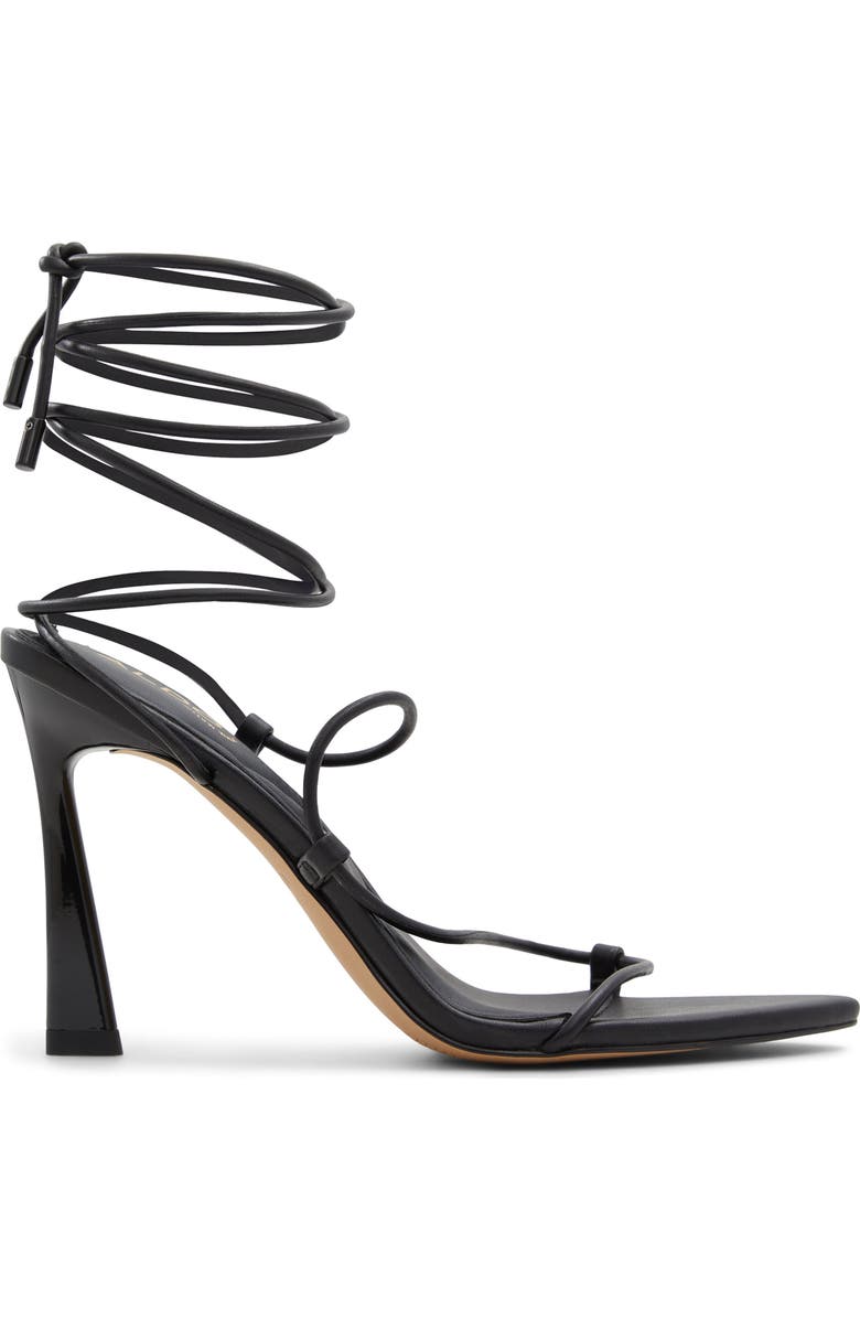 ALDO Melodic Pointed Toe Ankle Wrap Sandal, Alternate, color,