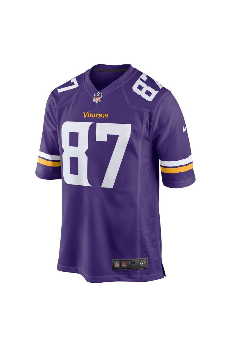 Men's Nike T.J. Hockenson Purple Minnesota Vikings Game Player Jersey, Alternate, color, Purple