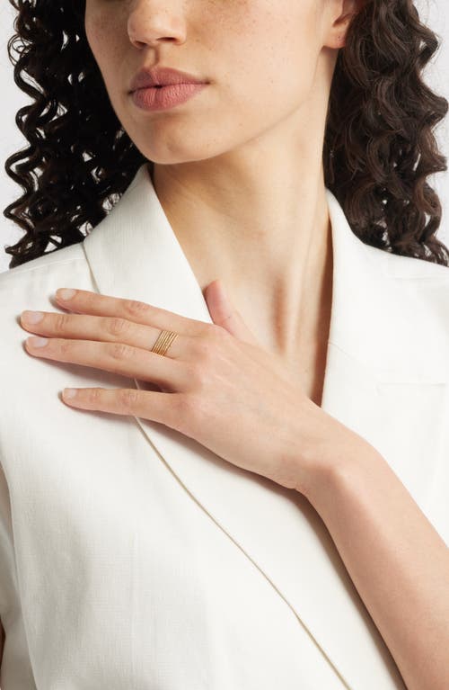 Nordstrom Set Of 7 Stacking Rings In Gold