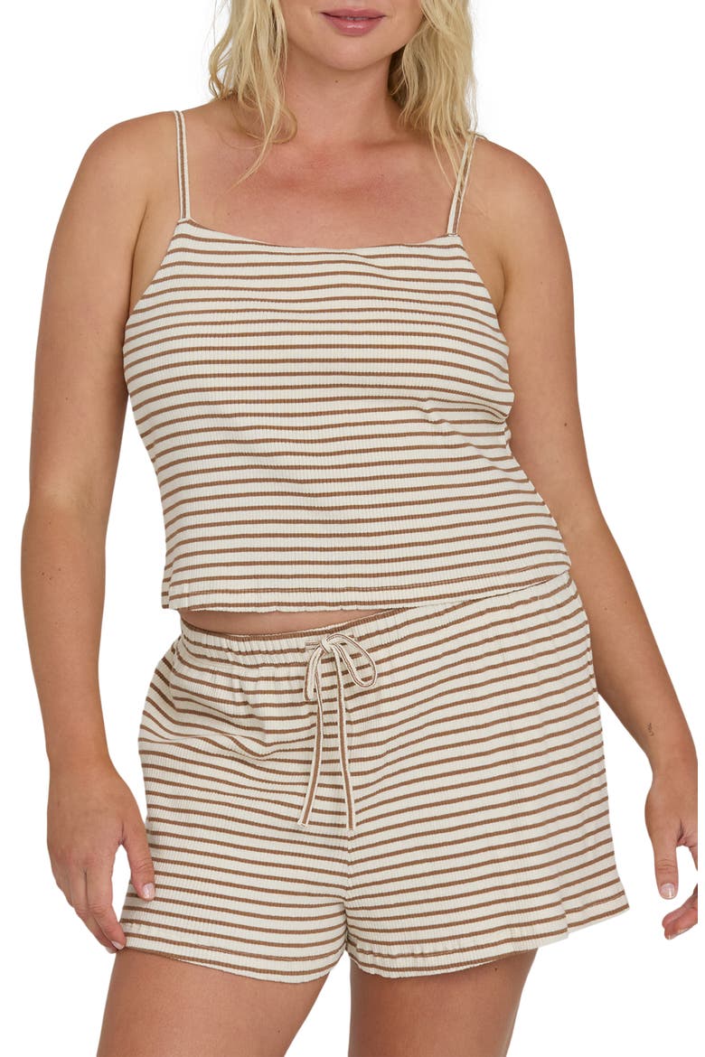 Easy Livin' Stripe Camisole, Alternate, color, BROWN STONE