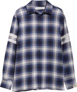 Golden Goose Journey Nolwenn Plaid Button-Up Overshirt