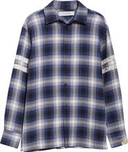 Golden Goose Journey Nolwenn Plaid Button-Up Overshirt