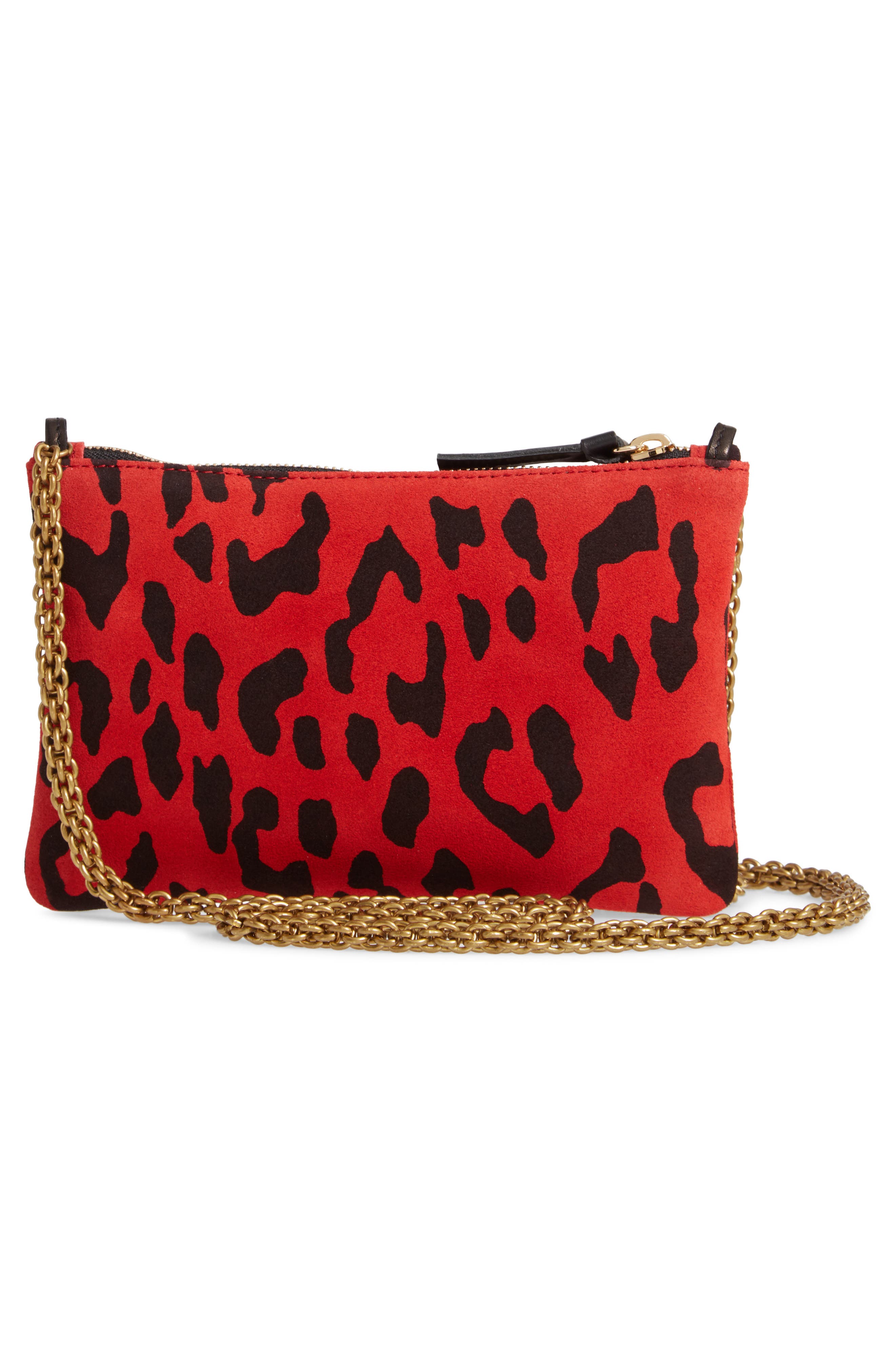 Clare V. Alix Leather Crossbody Bag, Alternate, color, 