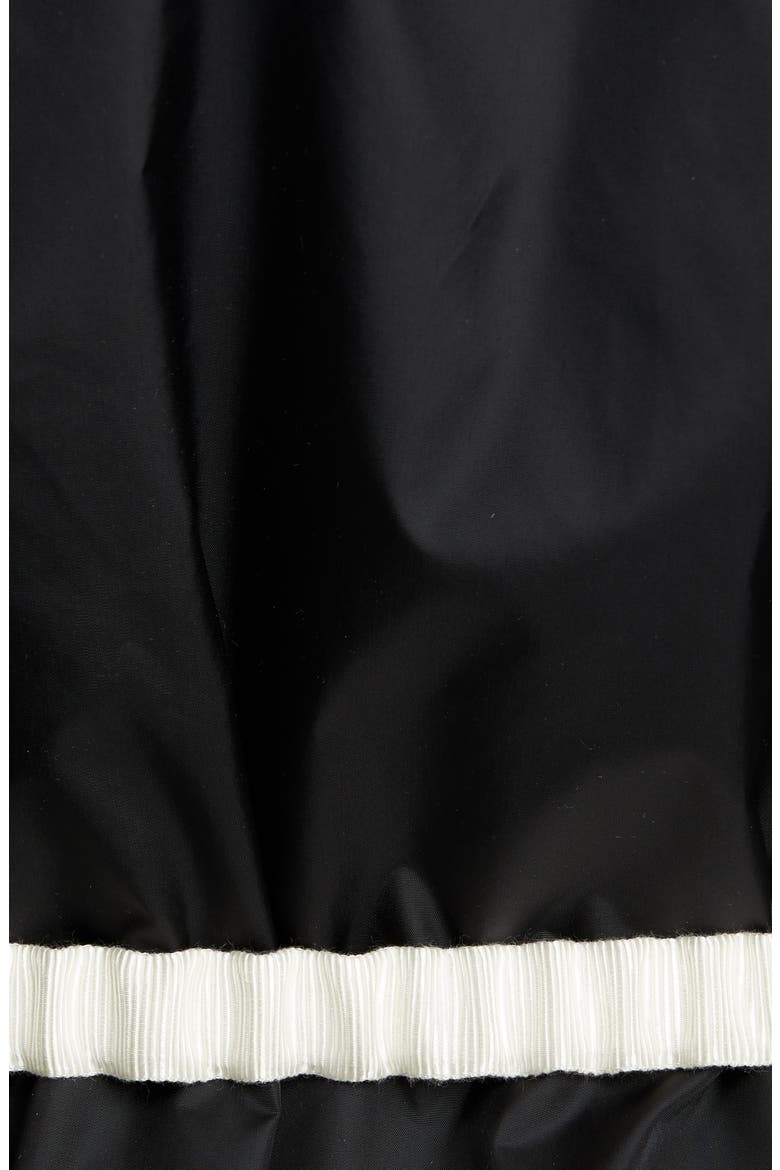 Belted Hooded Logo Jacket, Alternate, color, 999 BLACK