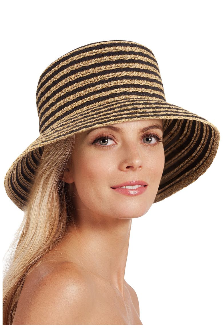 'Braid Dame' Hat, Alternate, color, BLACK MIX