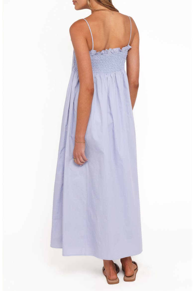 Josie Smocked Maxi Dress, Alternate, color, CORNFLOWER BLUE
