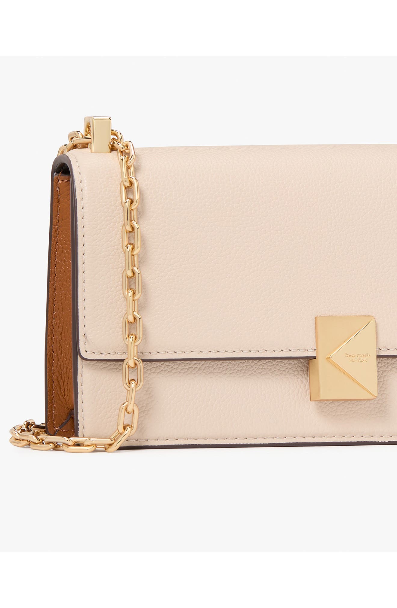 deco pebble leather convertible crossbody bag, Alternate, color, MILK GLASS MULTI