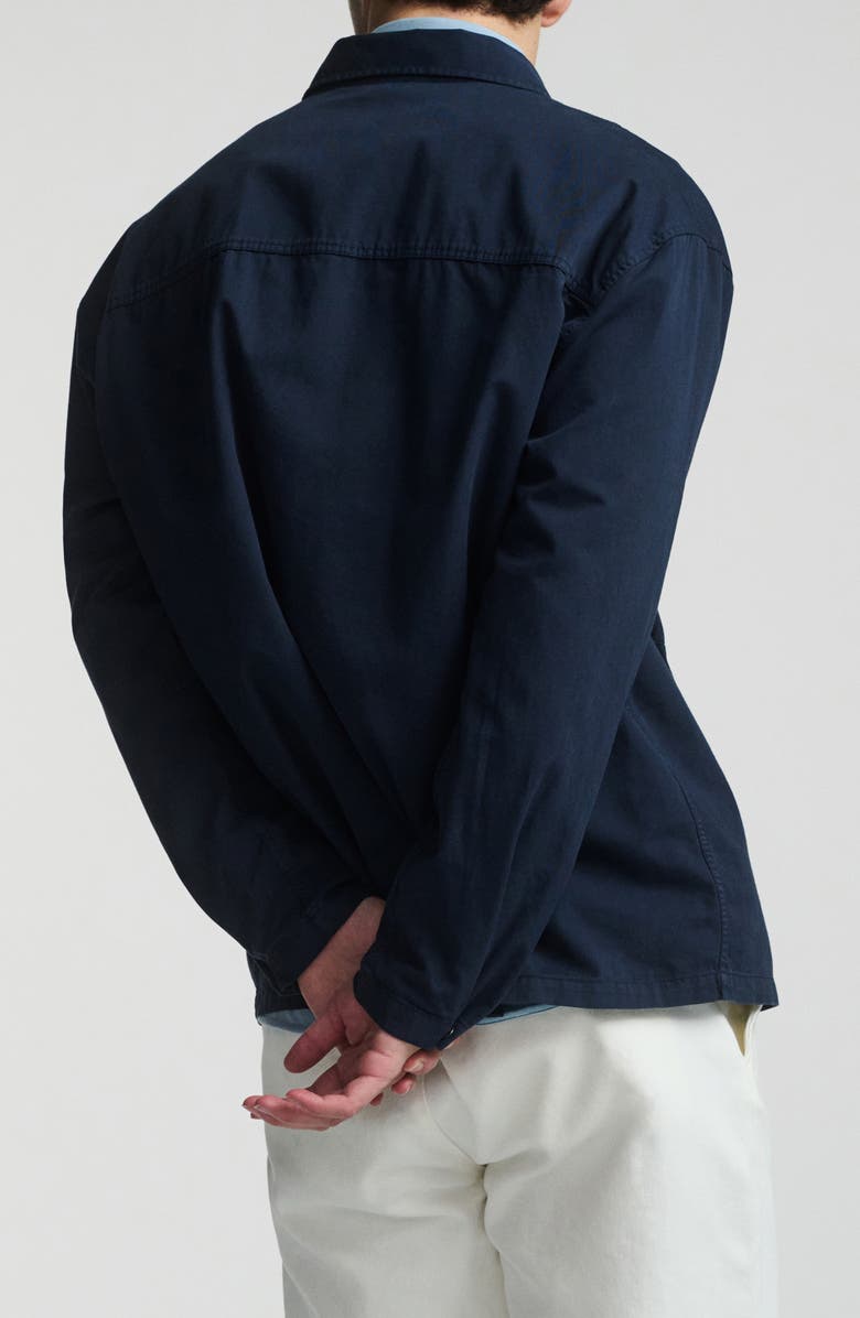 Mavi Jeans Cotton Button-Up Shirt, Alternate, color, Black Iris