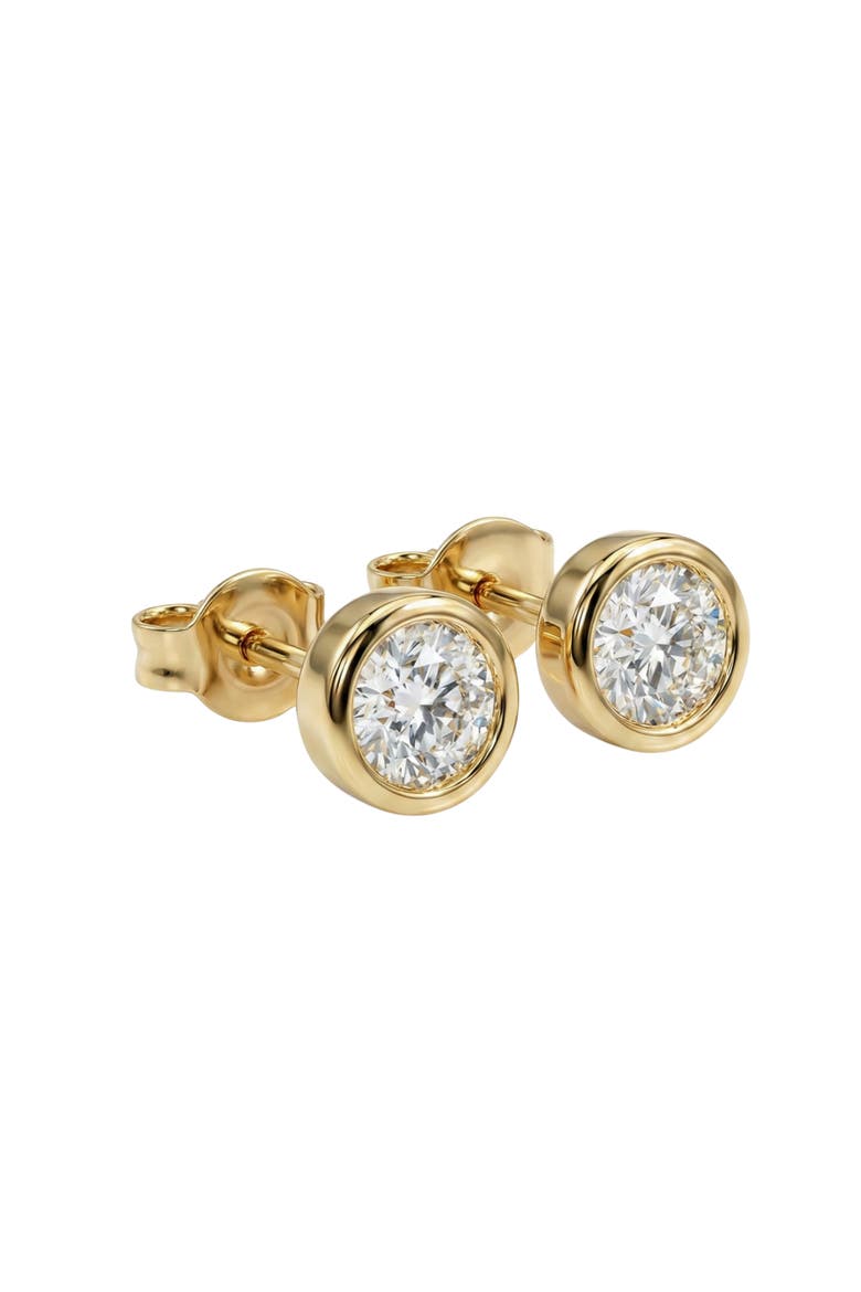 Lab Grown Diamond Stud Earrings, Alternate, color, GOLD