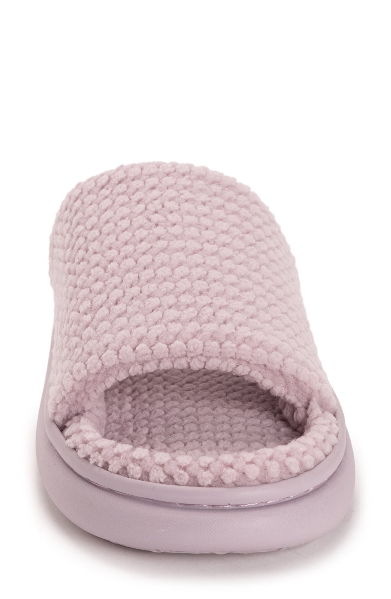 Marsai Faux Shearling Slipper, Alternate, color, DUSTED LAVENDER KNIT