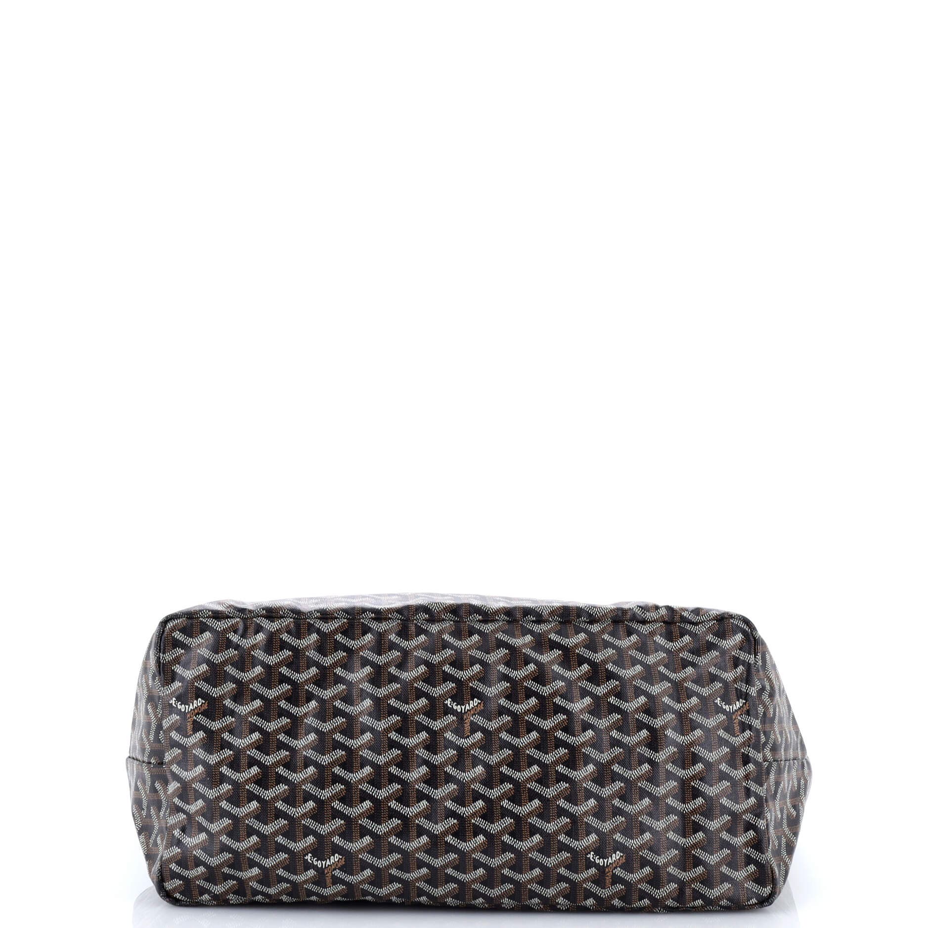 Pre-Owned Goyard Saint Louis Tote Coated Canvas GM, Alternate, color, Black