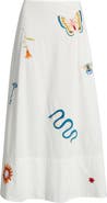 Cleobella Eden Embroidered Organic Cotton Maxi Skirt
