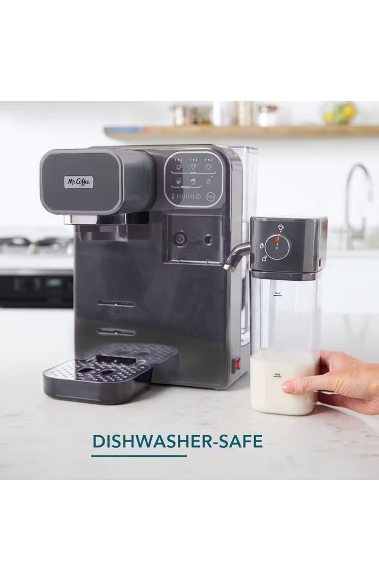 Mr. Coffee Prima Latte Luxe Espresso Maker, Alternate, color, Grey