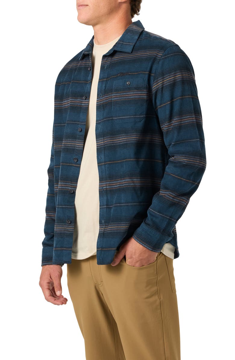 O'Neill Caruso Stripe Corduroy Button-Up Shirt, Alternate, color,