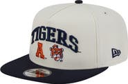 New Era Men's New Era White Auburn Tigers Collegiate 9FIFTY A-Frame Snapback Hat