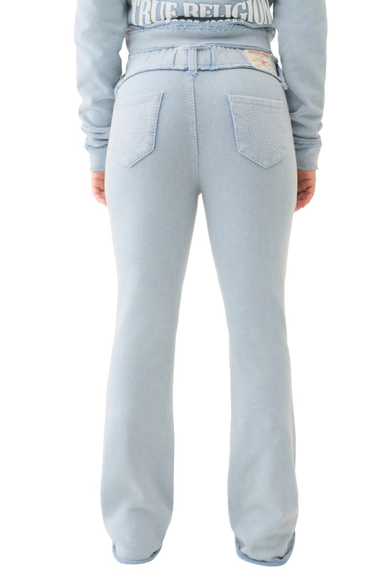 True Religion Pull-On Bootcut Track Pants, Alternate, color, Pacific Coast