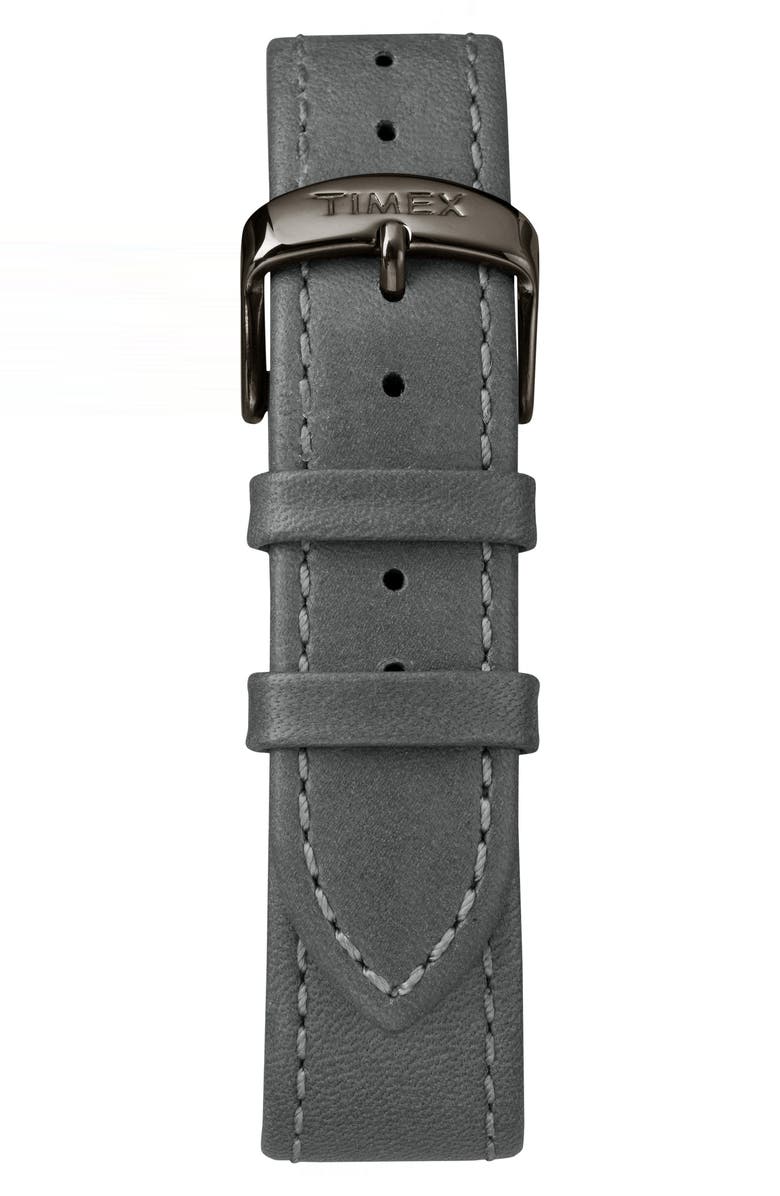Timex<sup>®</sup> Waterbury Classic Leather Strap Watch, 40mm, Alternate, color, 