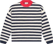 Ellsworth + Ivey Sadie Crewneck Sweater Stripes