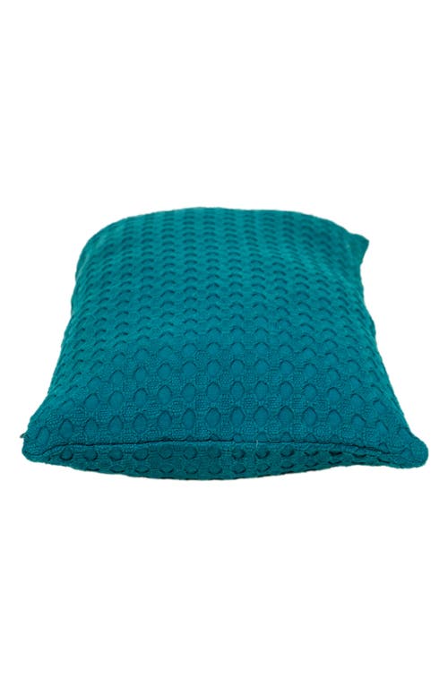 Parkland Collection Embossed Throw Pillow In Blue