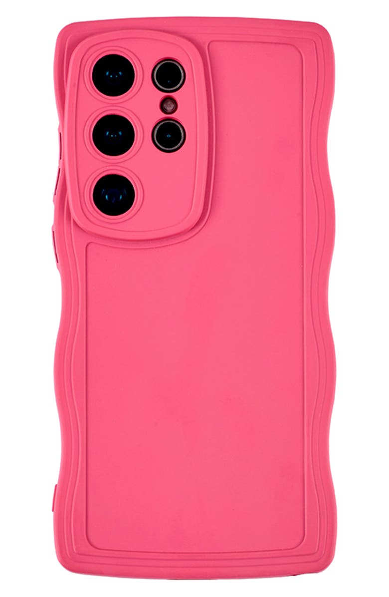 Auramma Fuchsia Wavy S24 Ultra Phone Case, Main, color, Fuchsia