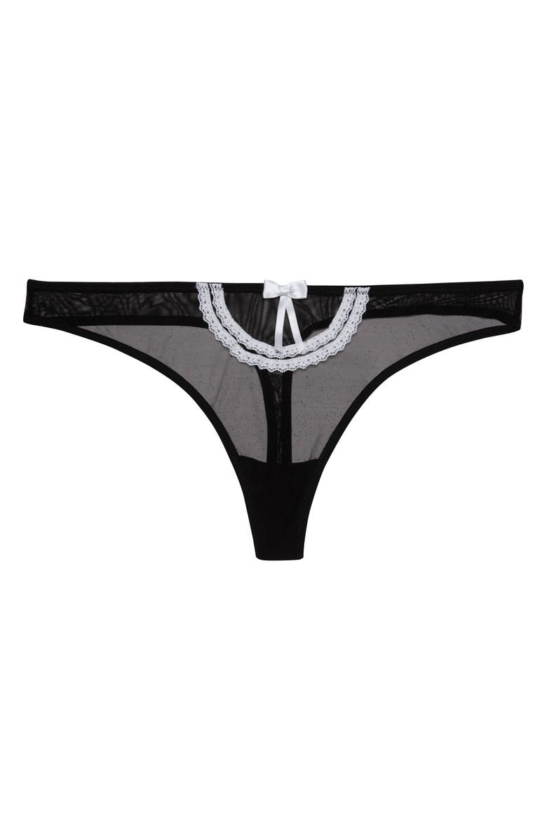 Playful Promises Miranda Thong, Main, color, Black