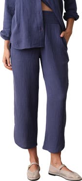 Marine Layer Cali Smocked Waist Double Cloth Pants