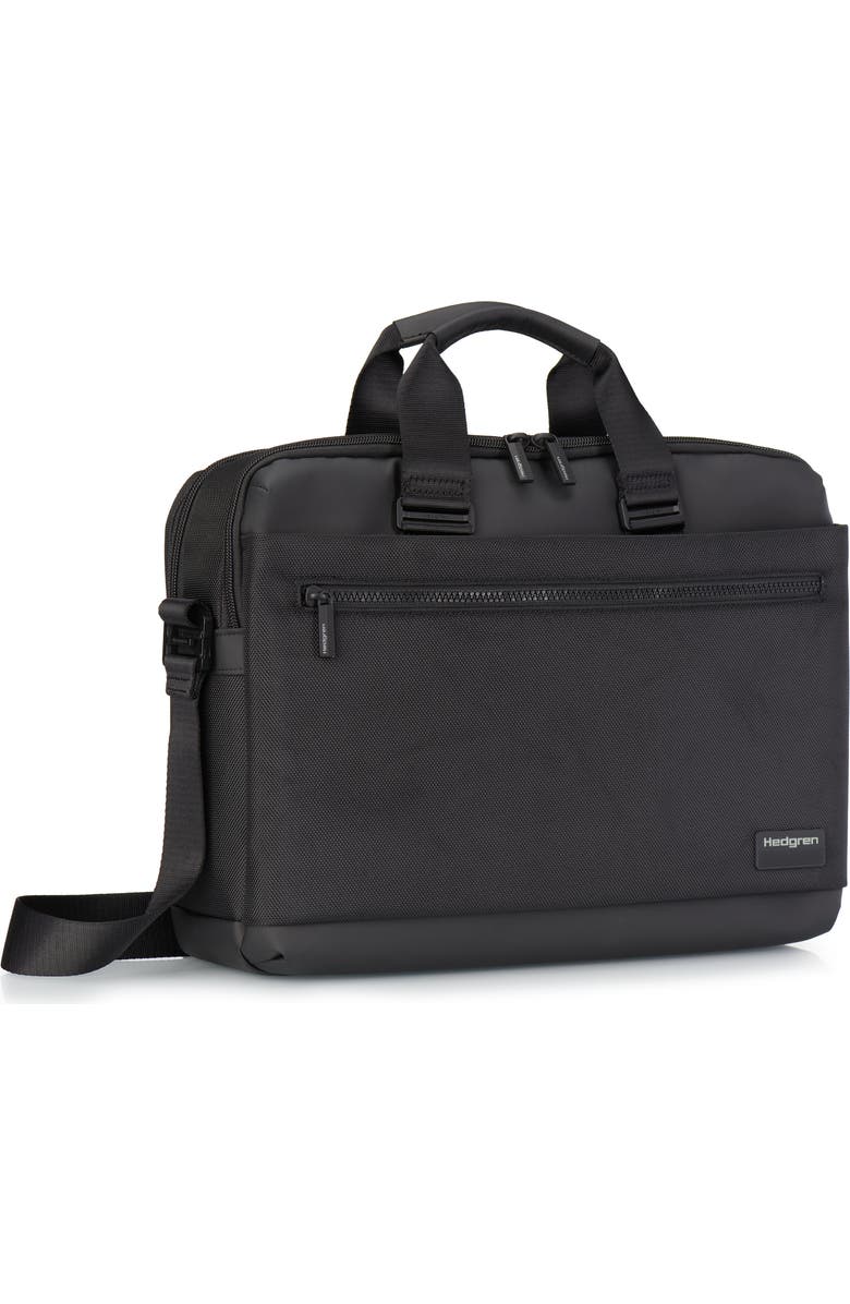 Hedgren Byte RFID Water Repellent Laptop Bag, Main, color, Black