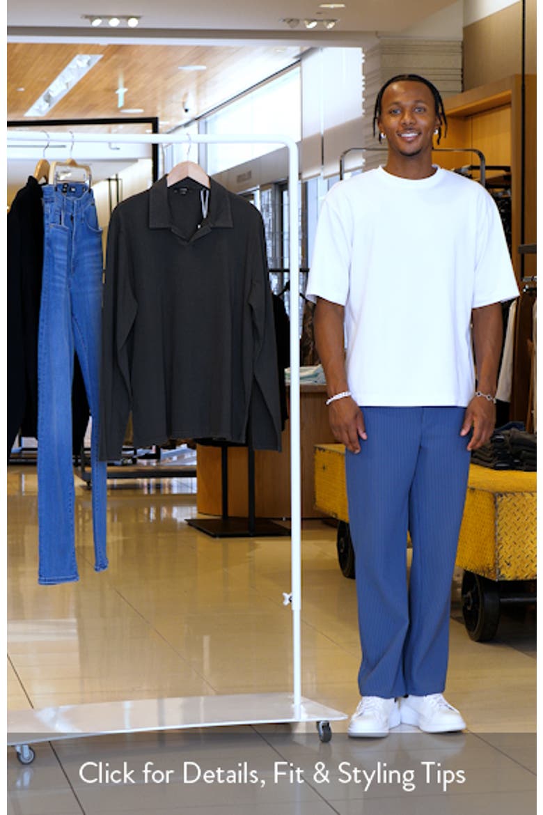 Garment Dyed Johnny Collar Long Sleeve Top video