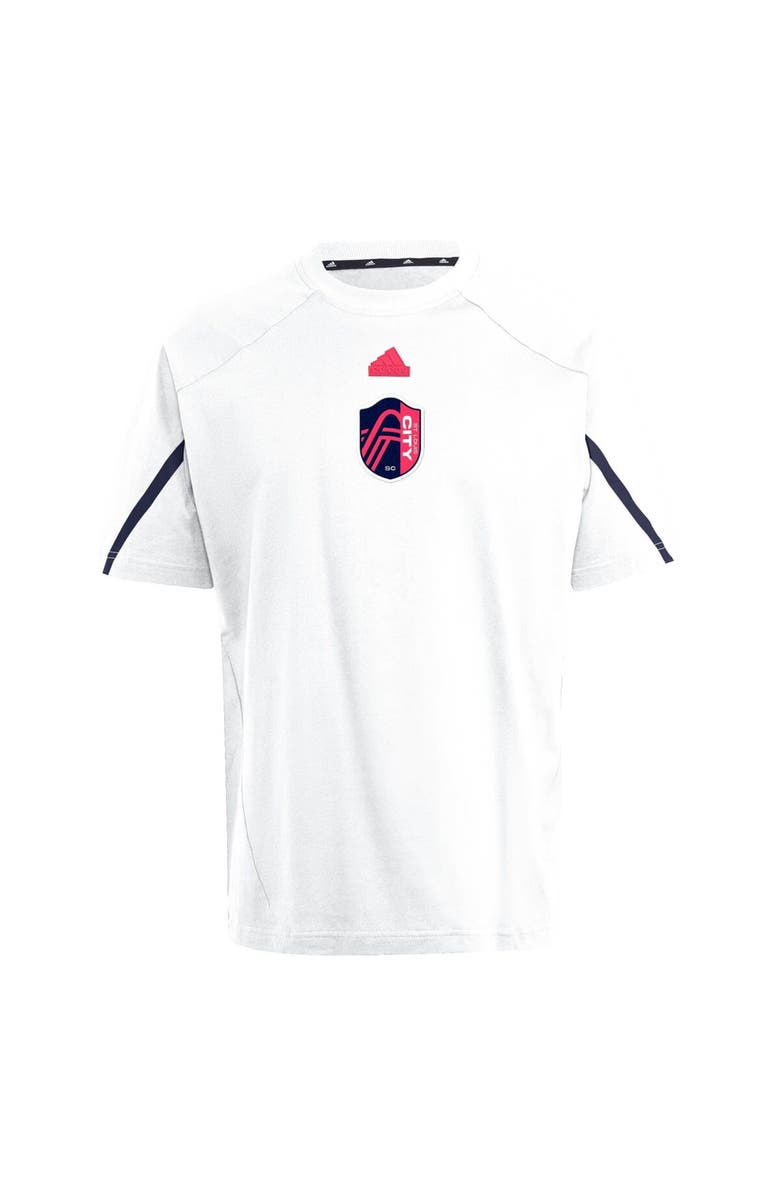 adidas Men's adidas White St. Louis City SC 2024 Travel Raglan Sleeve T-Shirt, Alternate, color, White