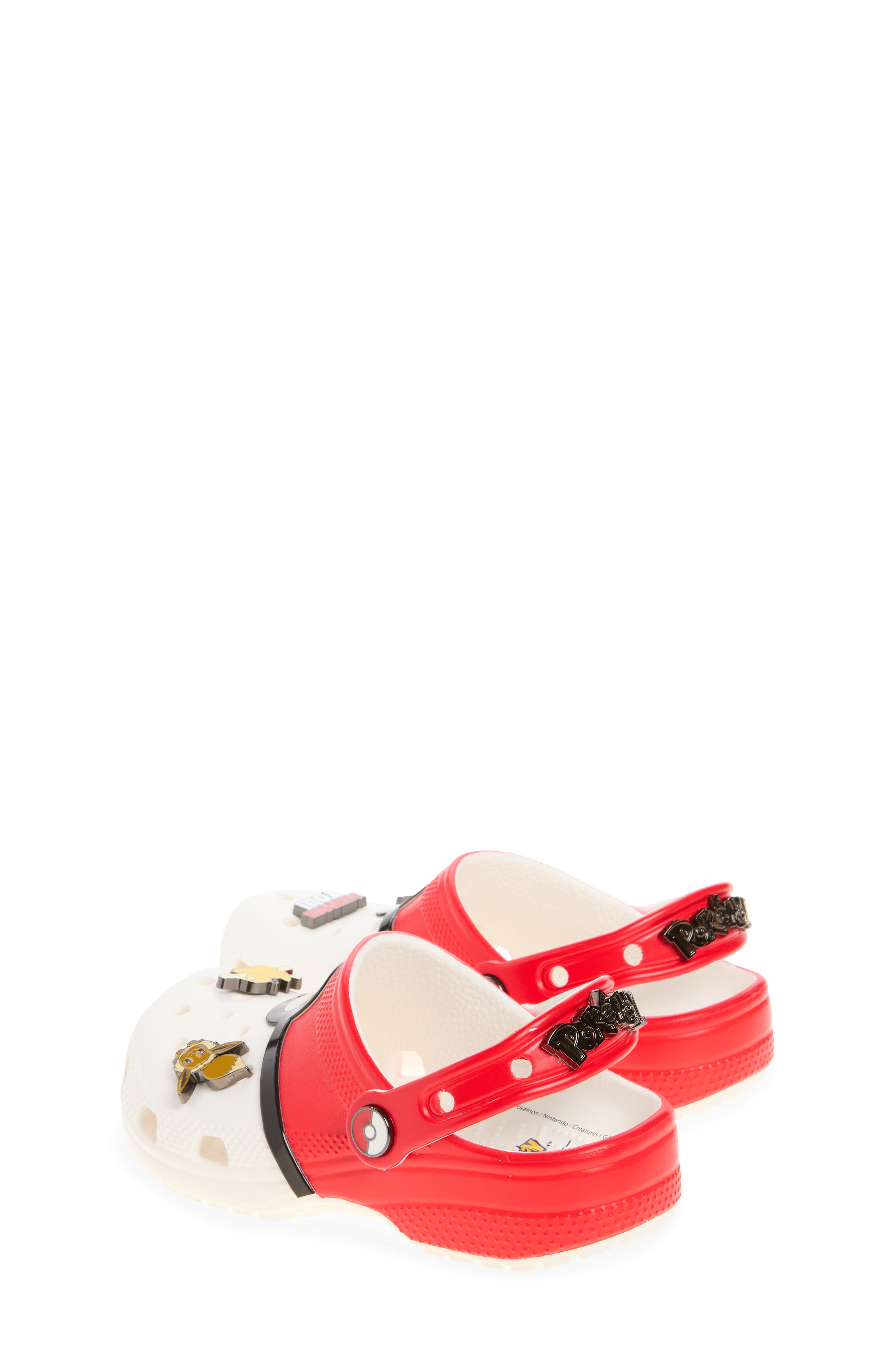 Kids' Pokémon Poké Ball Classic Clog, Alternate, color, RED MULTI