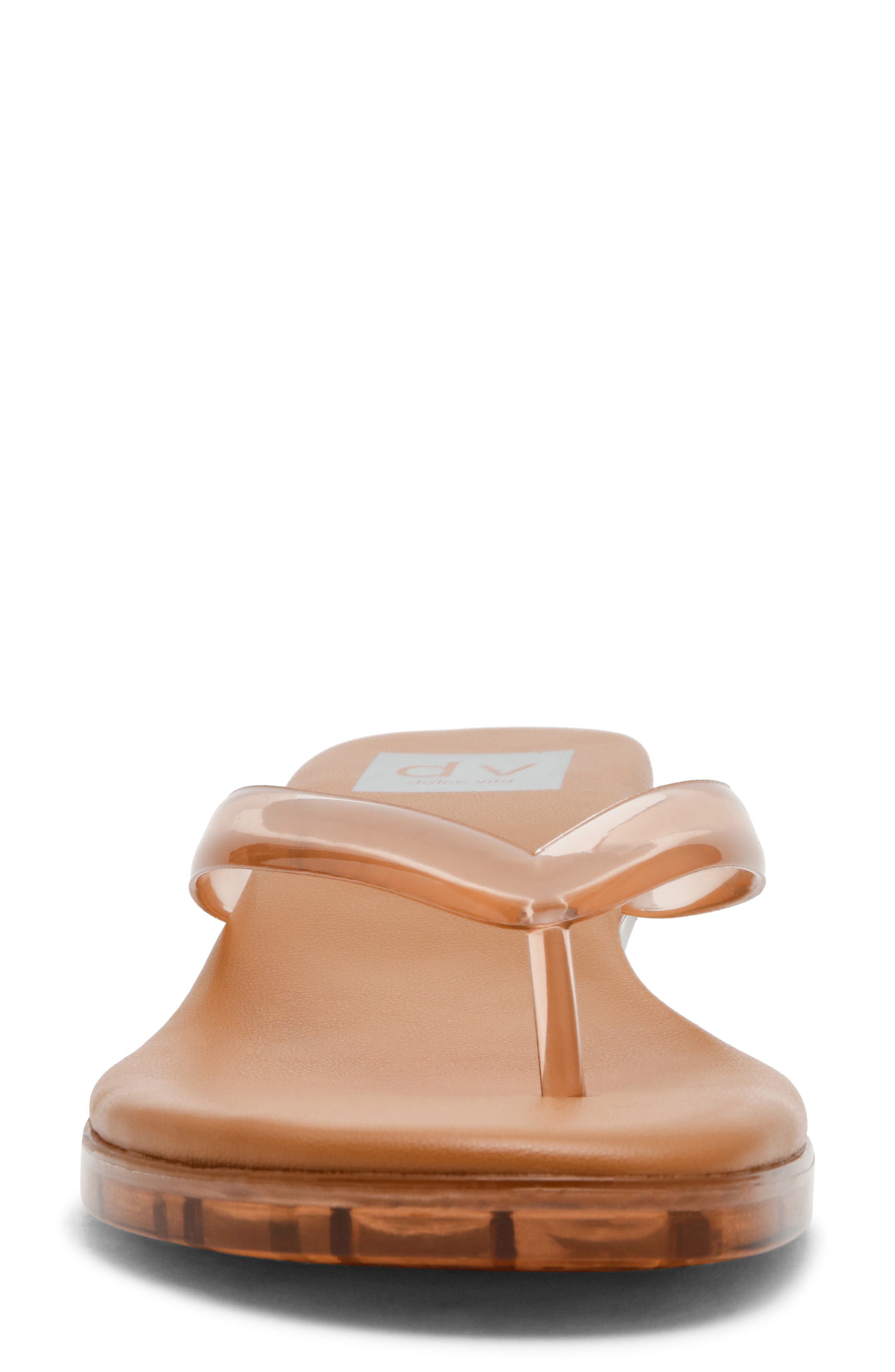 Cicely Kitten Heel Flip Flop, Alternate, color, TOFFEE