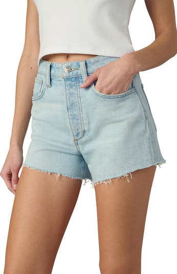The Alex Raw Hem High Waist Denim Shorts