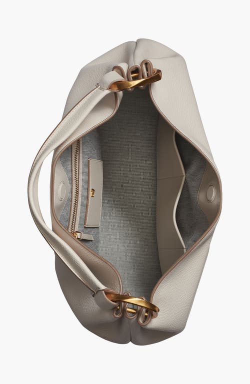 Donna Karan Glenwood Leather Shoulder With Tassel Detail