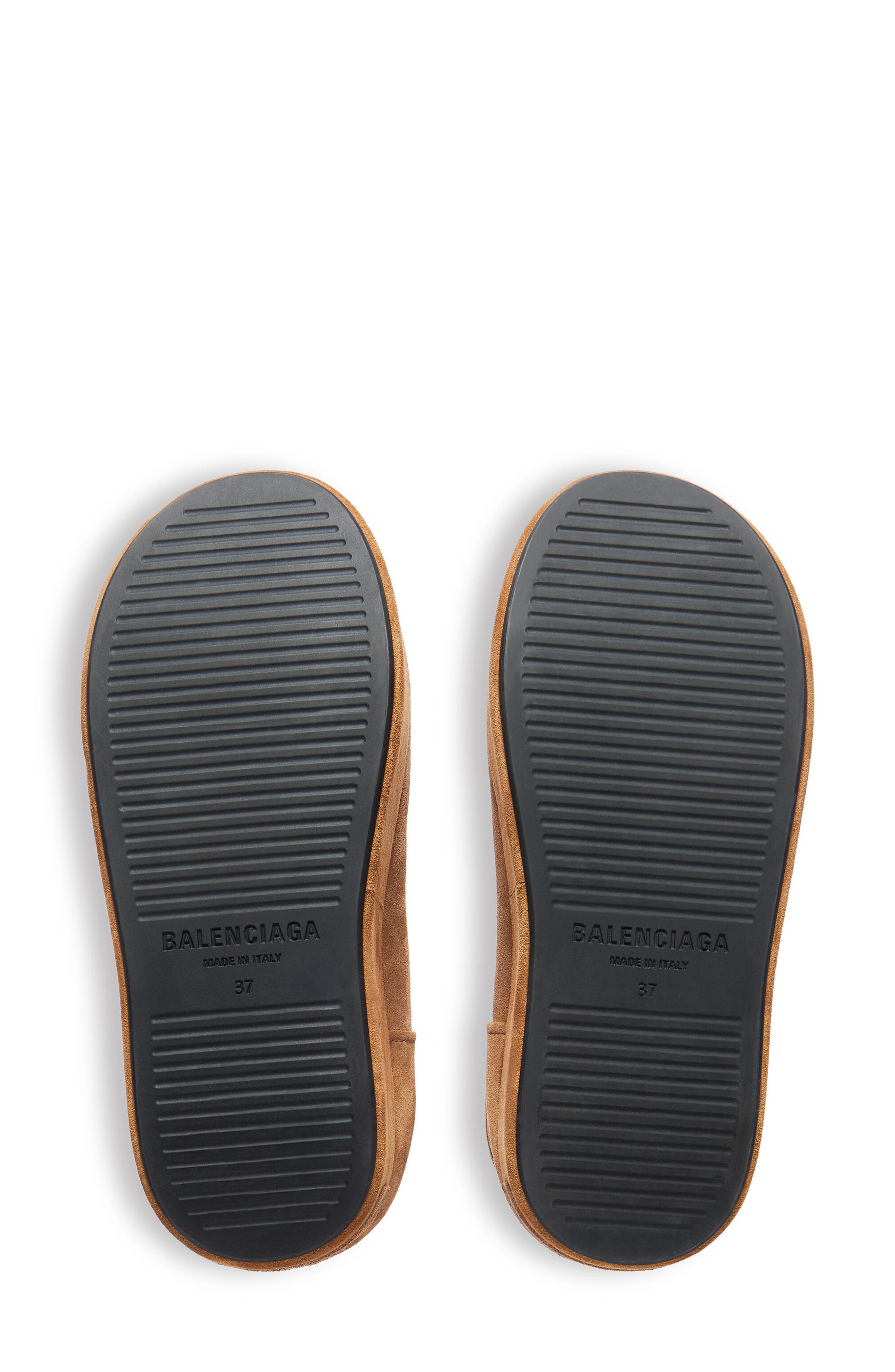 Balenciaga Alaska Platform Bootie, Alternate, color, 2200 Brown/ White