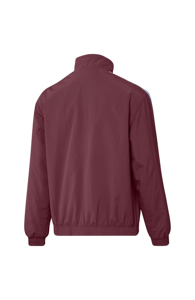 adidas Men's adidas Burgundy/Light Blue Colorado Rapids 2023 On-Field Anthem Full-Zip Reversible Team Jacket, Alternate, color, 