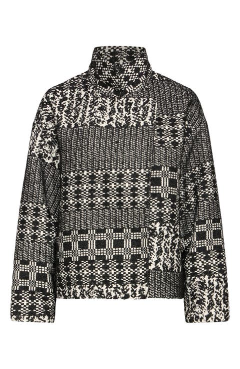 Graphic Jacquard Jacket