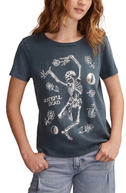 Grateful Dead Dancing Skulls Graphic T-Shirt