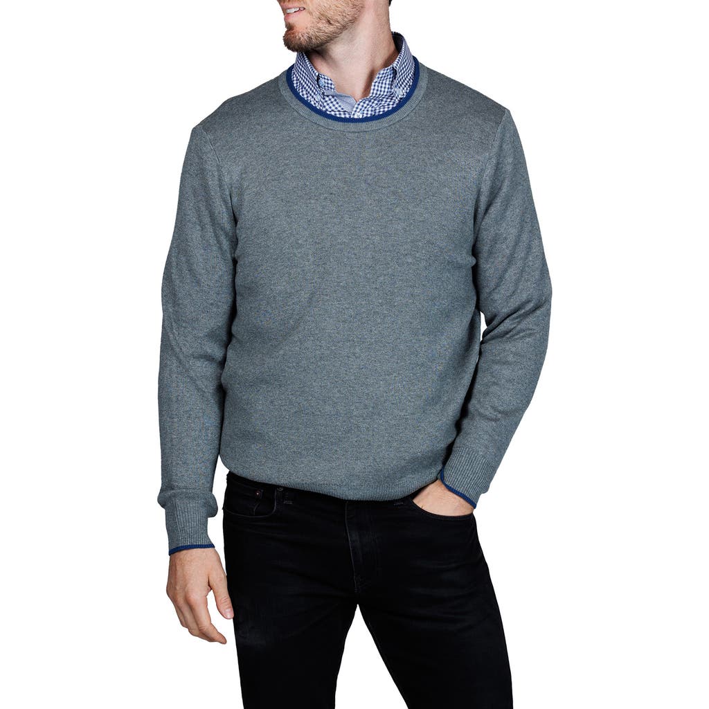 Tailorbyrd Fine Knit Sweater In Gray