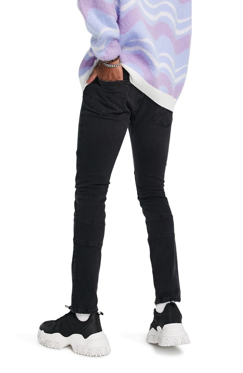 Topman Biker Jeans, Alternate, color,